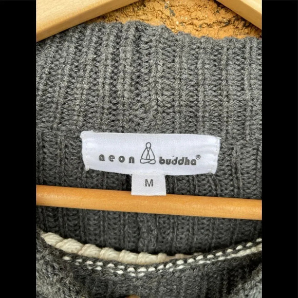 Buddha Solstice Two-Tone Lightweight Cotton Pullover - Picture 5 of 10